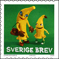 スウェーデン：　バナナーズ | 人形劇切手