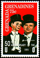 Grenada and the Grenadines: Ventriloquism | Puppet Stamp