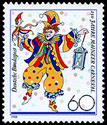 ドイツ：　マインツ・カーニバル150周年 | 人形劇切手