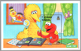 Cayman Islands: Sesame Street characters | Puppet Stamp