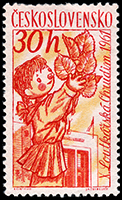 Czechoslovakia: Zdenka - Neiedori Memorial Theater | Puppet Stamp