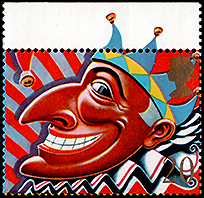  |UK: Mr. Punch Puppet Stamp
