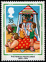 UK: Beaches of "Punch & Judy" | Puppet Stamp
