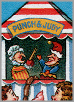 UK: Beaches of "Punch & Judy" | Puppet Stamp