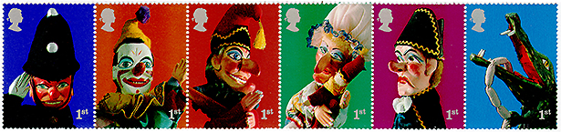 イギリス：パンチ＆ジュディ | 人形劇切手