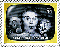 アメリカ：ククラと、フランと、オリー | 人形劇切手