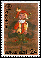 Belgium: Jumping Jack | Puppet Stamp
