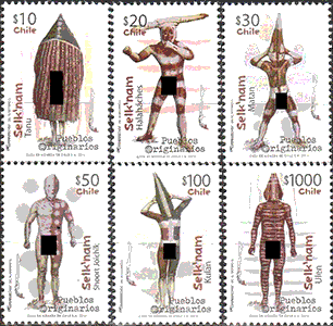 Chile: Selk'nam | Puppet Stamp
