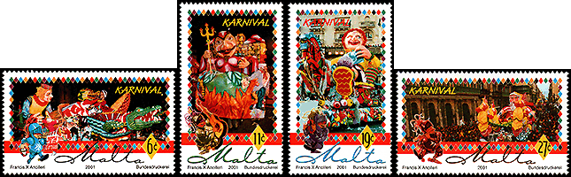 マルタ：　カーニバル | 人形劇切手
