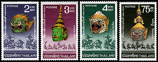 タイ：　コンの仮面とトサカンタ | 人形劇切手