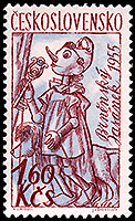 チェコスロバキア（旧）：ブルノ人形劇場ヤサーネク | 人形劇切手