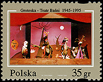 ポーランド：タルの上で学ぶ | 人形劇切手