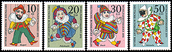 ドイツ：糸あやつり人形 | 人形劇切手